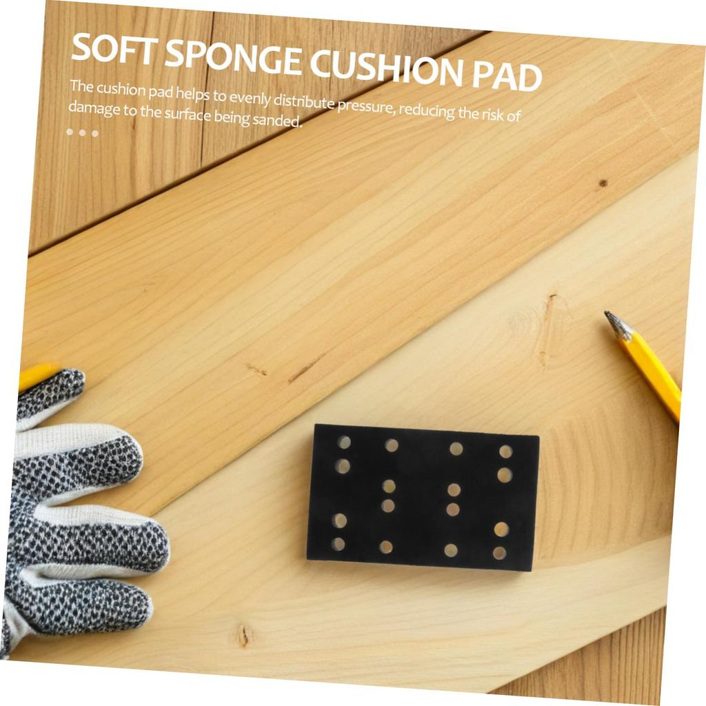 NUOLUX Soft Sponge Cushion Pad, Replacement Backing Pad for Air Sanders, Multi-Purpose Surface Protection