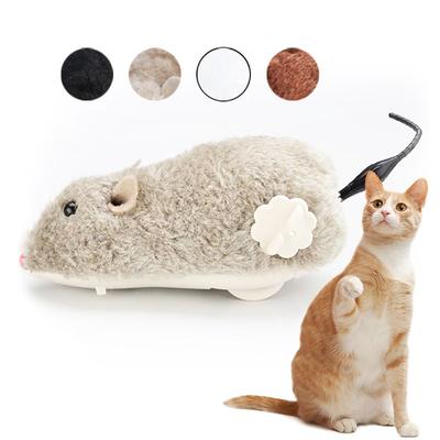 Pet Products Spring Accessories Wind Up Toys Clockwork Toy Cat Dog Playing Toy Plush Mouse Toy