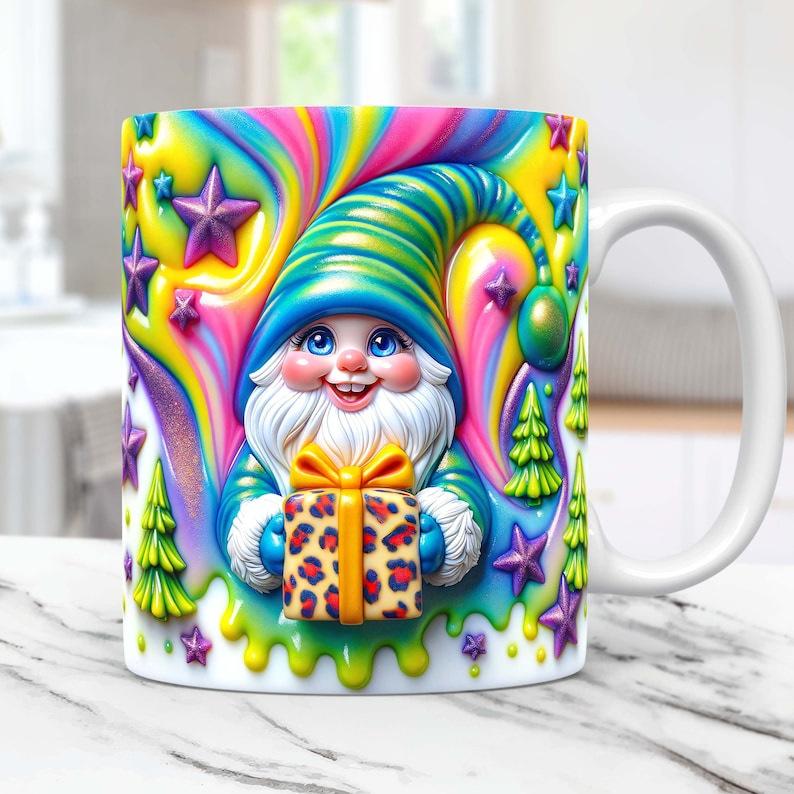 3D Christmas Christmas Ceramic Coffee Maker Cup Tea Cup Gnome Underground Treasure Patron Saint