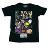Naruto Shippuden New Adult T-Shirt - Shonen Jump Cast In White Outlined Box