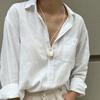 4 Colors Minimalist Wine Red Black Acrylic Long Pendant Necklace For Women Vintage Leather Rope Chain Sweater Chain New