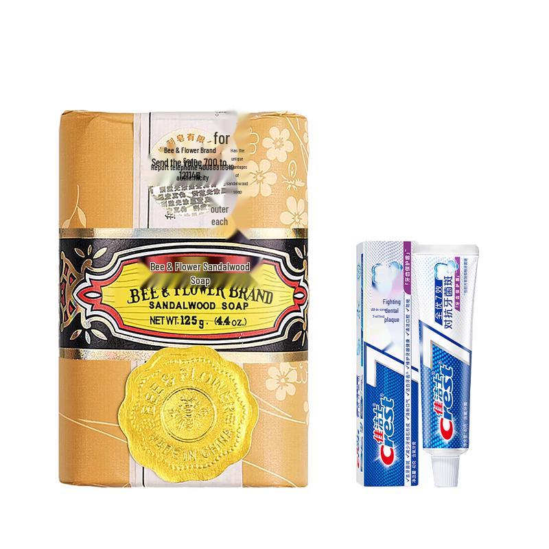 Crest 7-Effect Toothpaste & Sandalwood Soap Bundle