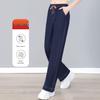 High-Waist elastische Jeans - Frühling/Herbst 2026 Lockerer Schnitt Stretch Schlankmachende Gerade Hosen