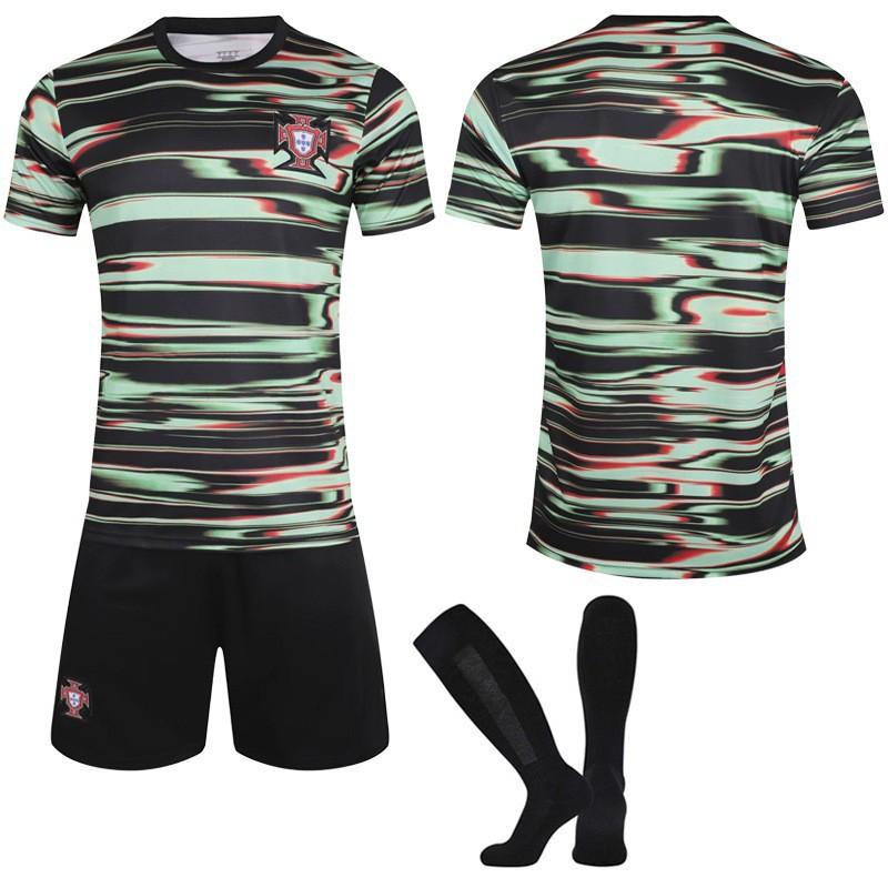 2025-Fußballuniform Nr.. 7 C Ronaldo Trikot Set Rot 8B Gebühr Portugal Training