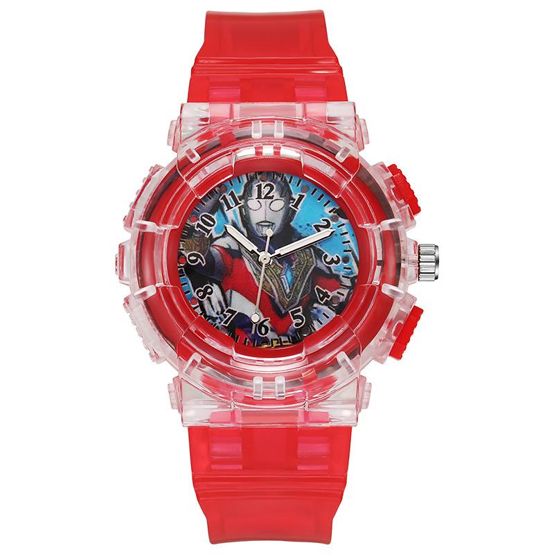 Ultraman Led Luminous Watch Children's Cartoon Elementary School Student
