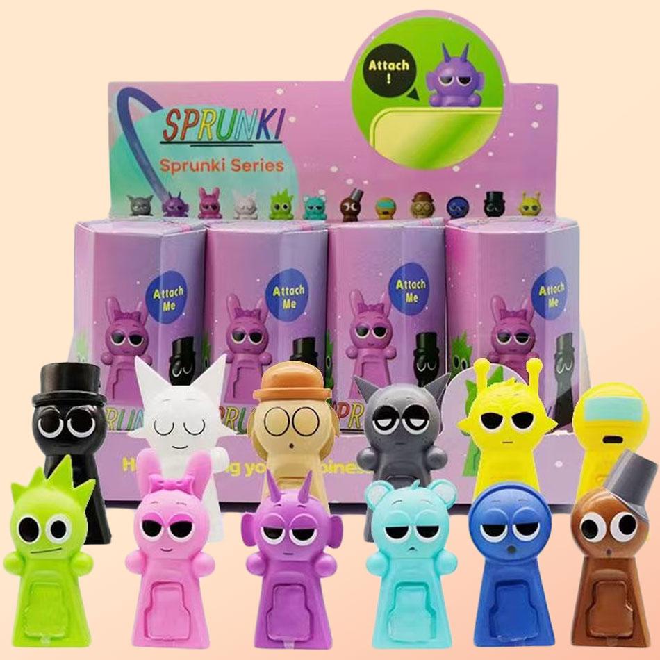 Yiran Toy 1 New Sprunki Box Anime Figures Mystery Game Doll Pvc Cartoon Figure Plaything Doll Desktop Decorative Kids Christmas Surprise Gift