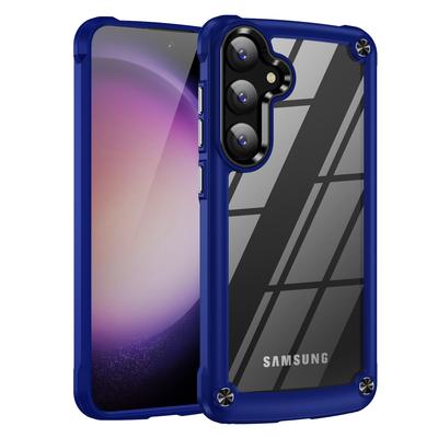 Akrylowe Przezroczyste Płynne TPU Etui na Telefon Zestaw 2 w 1 dla Etui na Telefon Samsung