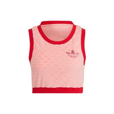 SS22 Printed Sleeveless Sports Tank Top Women Tops Red IB2041