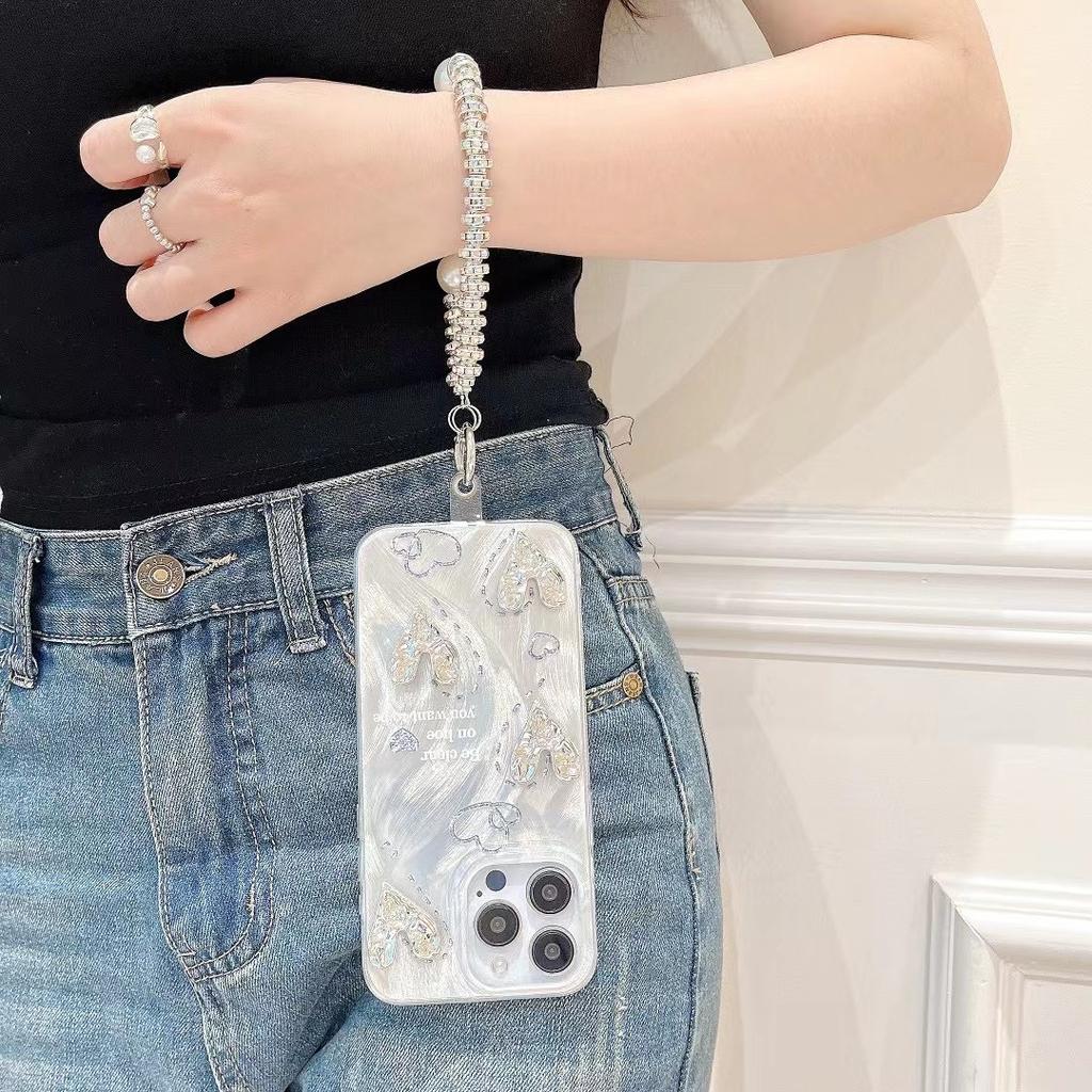 Feather Yarn Suitable for Apple 15 Fairy Diy13 Love 12 Chain 14 Iphone11 High End Sense 16 Mobile Phone Case