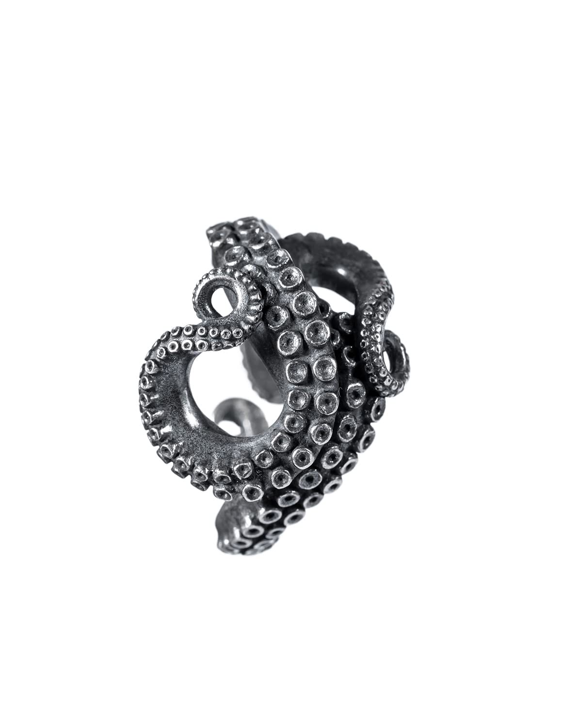

Octopus Ring Ring Original Handmade Design Silver Silver Ring Popular [COPPERTIST.WU] Men s Women s (20mm) срібний