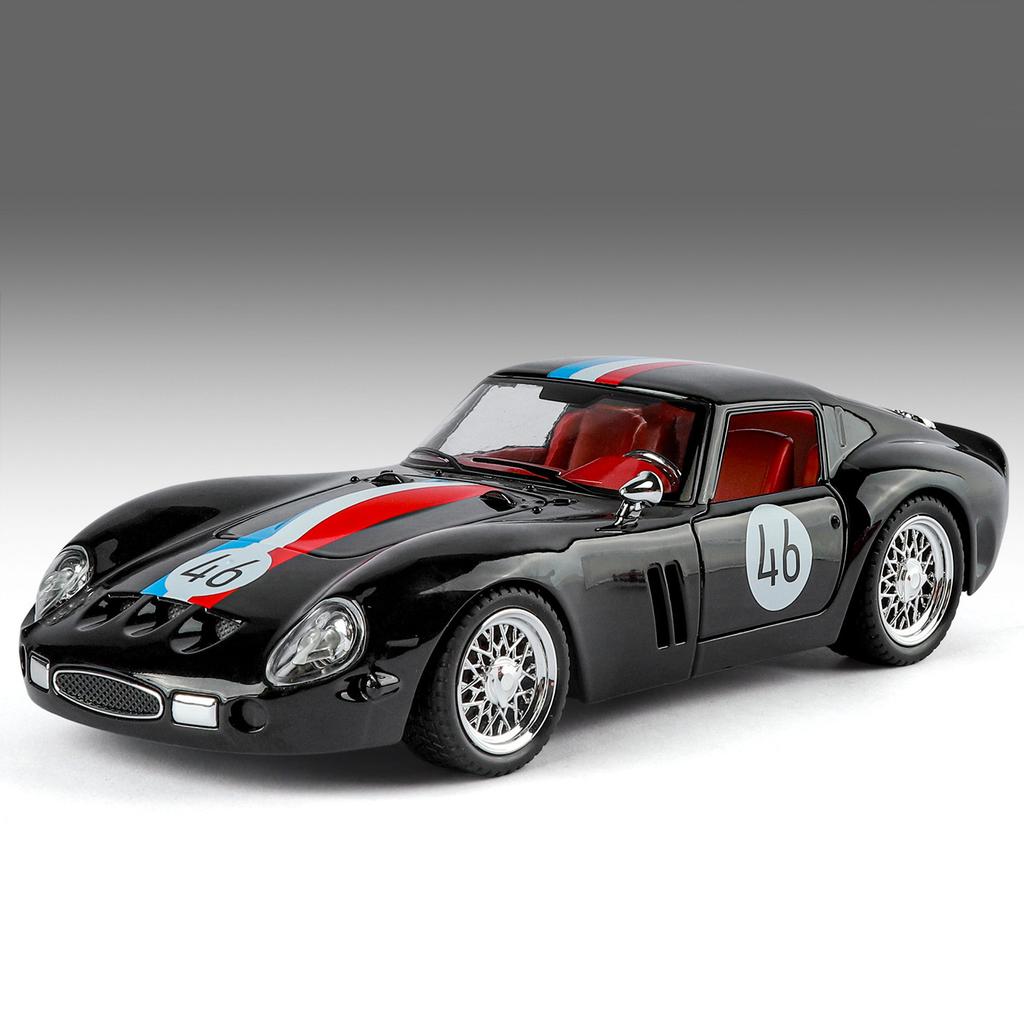 1:24 250 Gto Alloy Super Sports Car Model Diecast Metal Track Racing Car Vehicles Model Sound And Light Simulation Kids Toy Gift