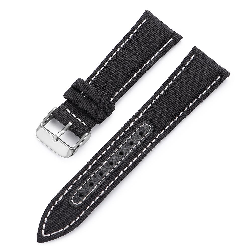 20mm 22mm Nylon Watch Band High Quality Canvas Soft Strap Military Sport Bracelet for Men Women for Omega Universal Watchband