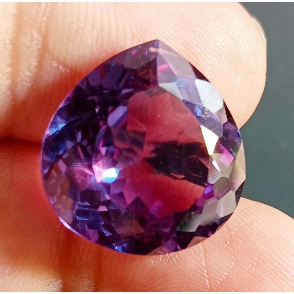 Alexandrite Color Change Natural 20+ Ct Pear Cut Beautiful Certified Gemstone