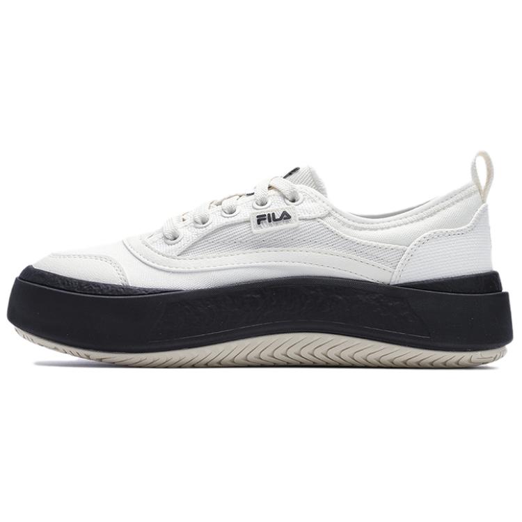 Fila Jellyfish Casual Shoes Comfortable Lightweight Simple Low-Top Canvas Women Sneaker Tofu-White F12W421305FTA