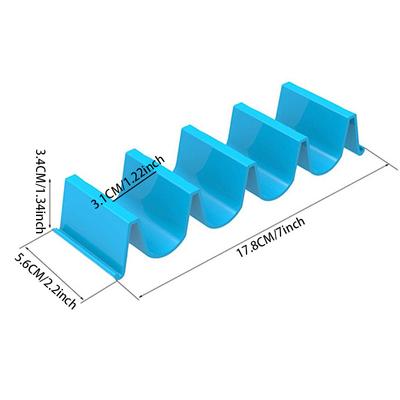 Mexican Roll Rack Taco Holder Tortilla Pancake Stand Holder Creative Wave Shape Tray Holder Taco Cake Rack Kitchen Gadgets