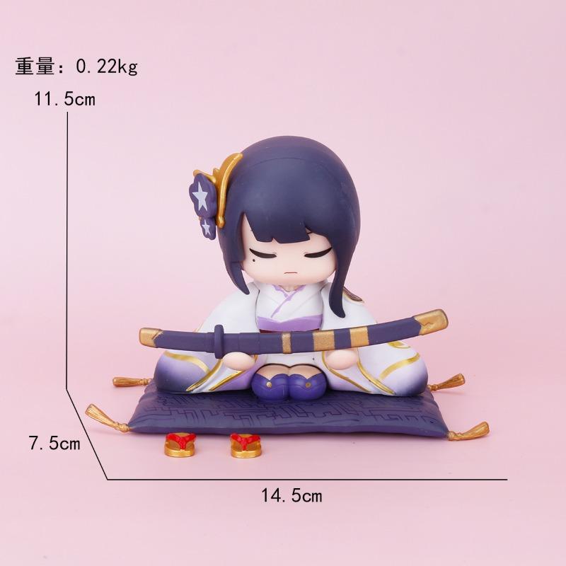 Yuan Shen Figur zweidimensionale Puppe Donner-General miHoYo Spielzeug Paimon schöne Frau Geschenkbox Kerry Paimon