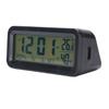 Solar Car Dashboard Clock Automatic Night Display Backlight Automotive Digital Clock Temperature