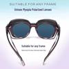 TR1055 Polarized UV Protection Over-Glasses for Myopia, Large Frame Sunglasses for Men & Women