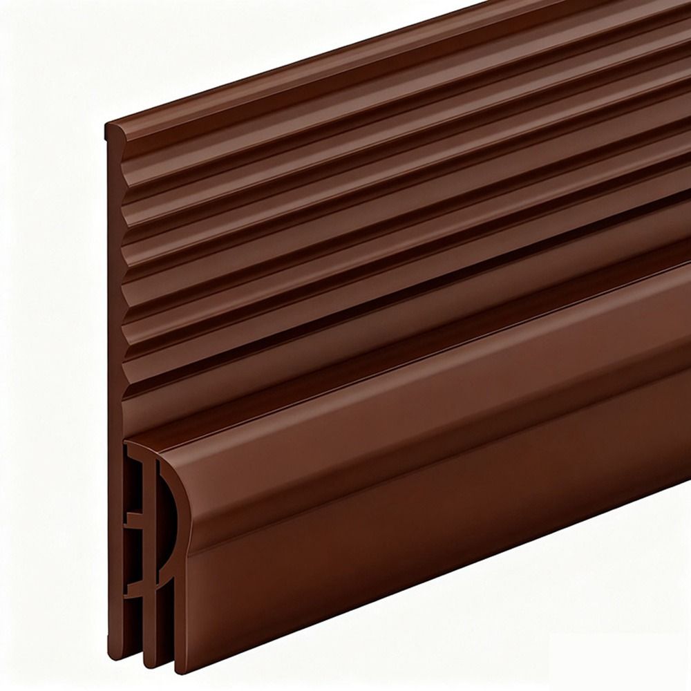 2M Rubber Sliding Door Sealant Strips Soundproofing Aluminum Alloy Soundproofing  Door Seals