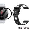 Fashion Silicone 22mm Watchband For Garmin Forerunner 265 Strap Smart Wristband For Garmin Forerunner 255 Band Bracelet +Film