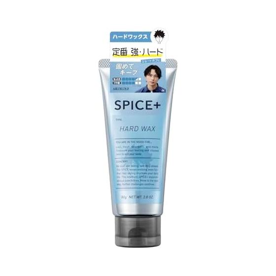 Arimino SPICE+ Твердый воск Мужской воск для волос в тюбике Кондиционер для волос Прямая центральная проборка Аромат зеленого яблока 80 г