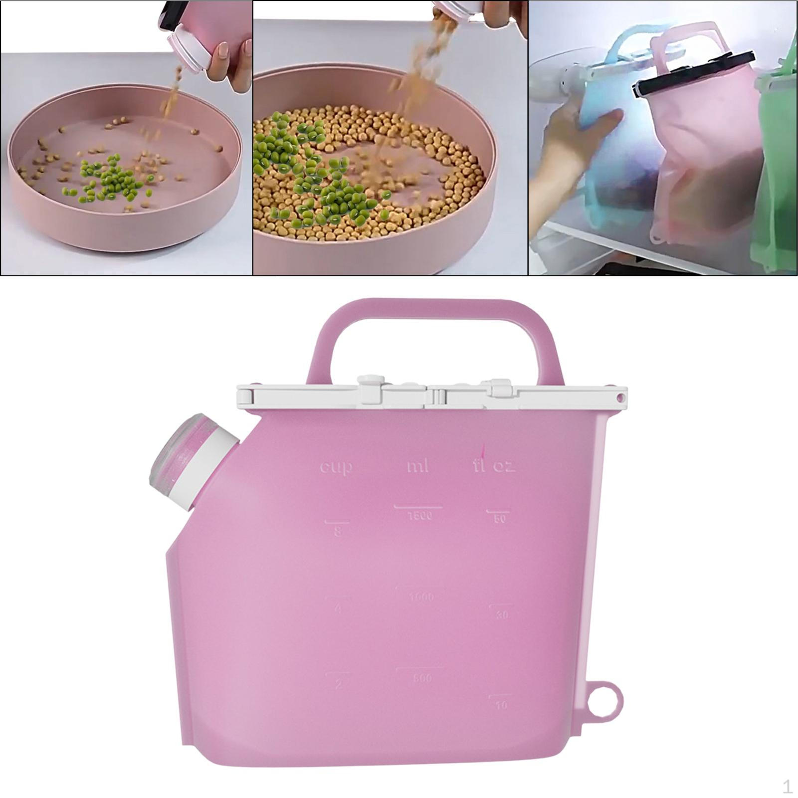 

Прочный контейнер для хранения свежих продуктов и закусок розовый