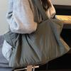 2025 Autumn New Korean Version of Large-capacity Leisure Shoulder Cloth Bag Travel Leisure Handbag Student Tutoring Bag Female