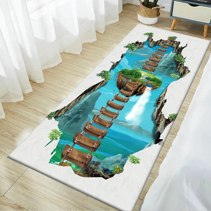 

3D Ковры-водопады для гостиной, прихожей, коридора, ковры, мост, напольные коврики для детской комнаты, декоративный коврик для кухни, спальни 40x60cm 16x24 inch