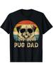 Vintage Pug Dad Graphic T-Shirt - Perfect Father's Day Gift for Dog Lovers, Casu Unisex T-Shirt