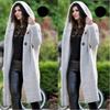 Cozy Plus Size Autumn And Winter Long Cardigan Hooded Sweater Womens Coat