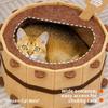 Four Seasons Cat Bed Felt Cat Castle House Fun Bathtub Cat House  Sharpening Claws/sleeping
