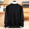 FAPAI Men's Merino Wool Blend Round Neck Sweater