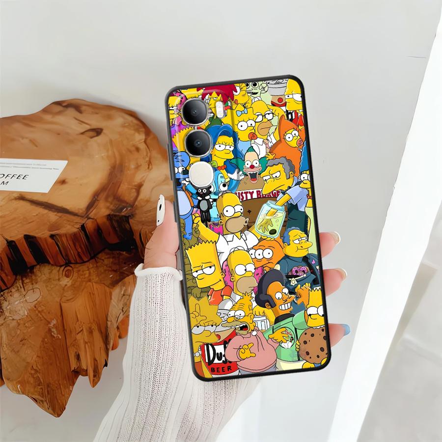 The S-simpsons Case for Vivo V25 V30 V21E V23 Y53S V29 Y71 Y91 V27 Y75 Y81 Y52S Y93 Y51S Y78 Y50 Y95 Phone Cover