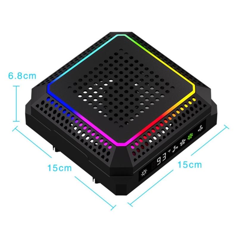 Small Temperature Control Cooling Systems Enhanced Heat Dissipation & Auto Speed Adjustment Suitable for Game Consoles