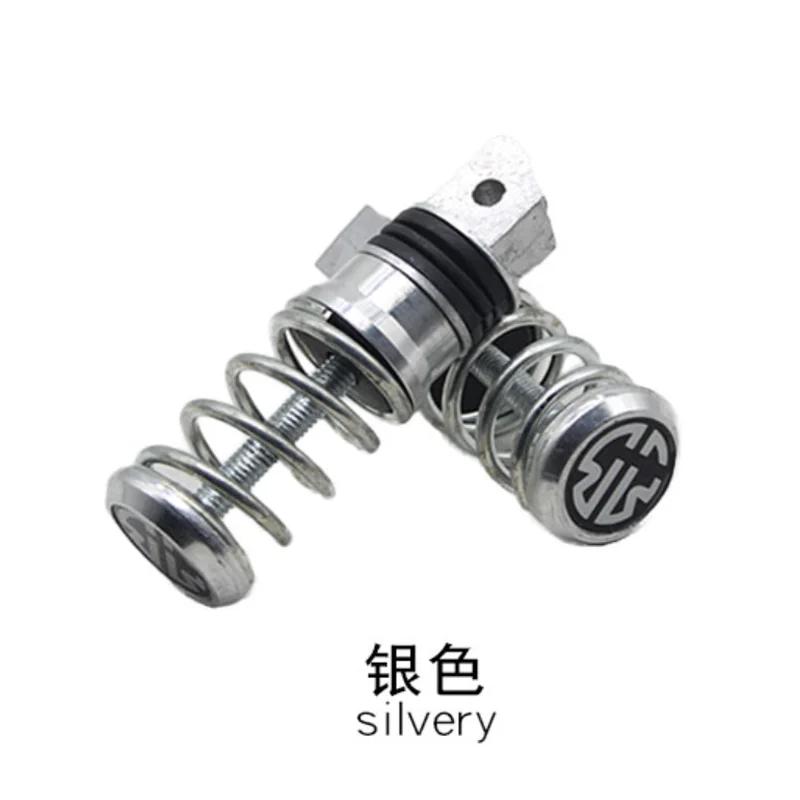 Motorcycle Electric Car With Spring Foot Rest Universal Fold Pedal Behind The Footrest Pedal Foot-Peg