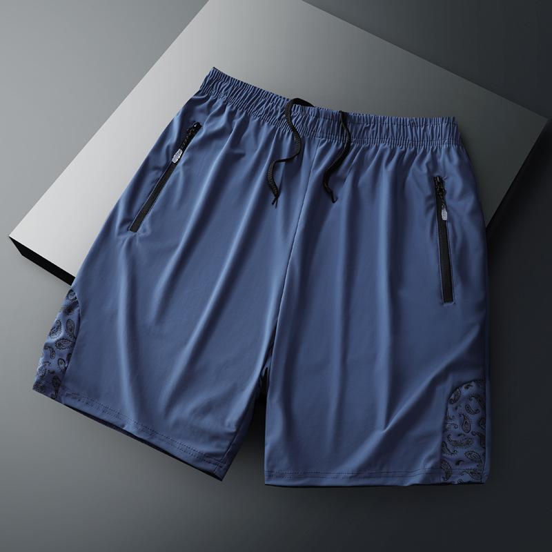 L-9XL шорты из ледяного шелка больших размеров для мужских повседневных брюк — фото 2