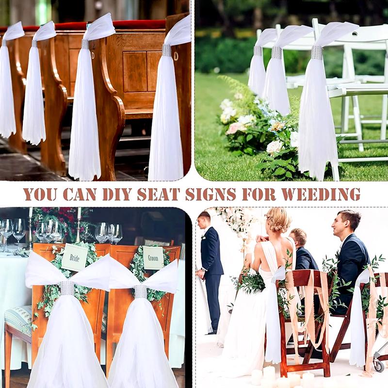 5Pc Outdoor Decoration Forest Style Wedding Decoration Multi-function Birthday Party Grace Diamond Buckle Backrest