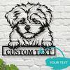 Custom Bolonka Zwetna Dog Metal Sign, Personalized Name Plate Wall Decor