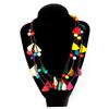 JMXD Bohemian Tribal Triangle Geometric Long Layered Pendant Necklace for Women Y2K Fashion Minimalist Jewelry Accessories