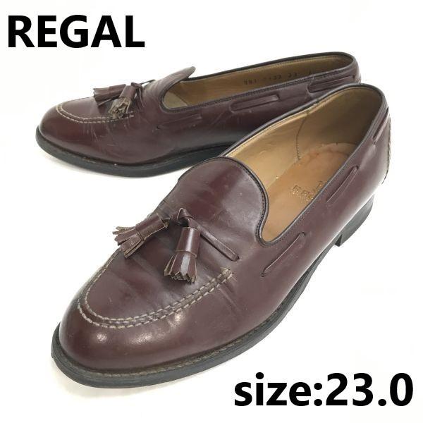 

REGAL Goodyear Welt Tassel Loafers Brown Size 23.0cm(USED)