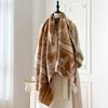 New Brand Elegance Double-Sided Printed Pashmina Scarf Ultra Soft Warm with Fringe Autumn Winter Outdoor Essential