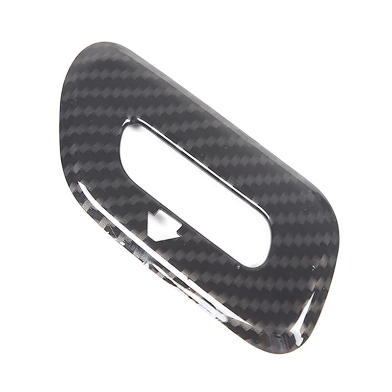 Für Chevrolet Corvette C7 2014- ABS Kohlefaser Auto Garagenfernbedienung Schalterabdeckung Dekorativer Aufkleber Autozubehör