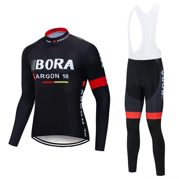 Cross-border bestseller: Spring and Autumn New Long Sleeve Long Pants, UV Protection Bicycle Sports Outdoor Cycling Wear Set Customization