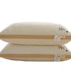 Hypoallergenic Cotton-Free Neck Support Pillow Side Sleepers Low Medium High Height Options Single Pair