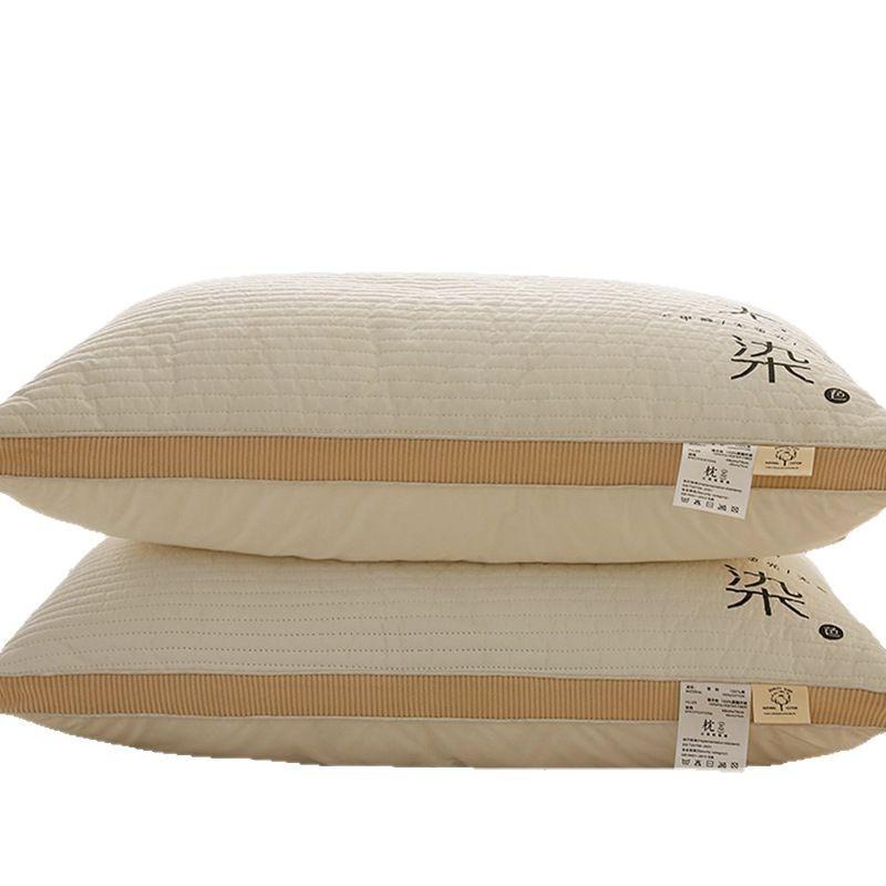 Hypoallergenic Cotton-Free Neck Support Pillow Side Sleepers Low Medium High Height Options Single Pair