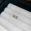 Zircon Mini Triangular Stud Earrings, Small and Exquisite Fashion High-end Earrings, Versatile Temperament Earrings.