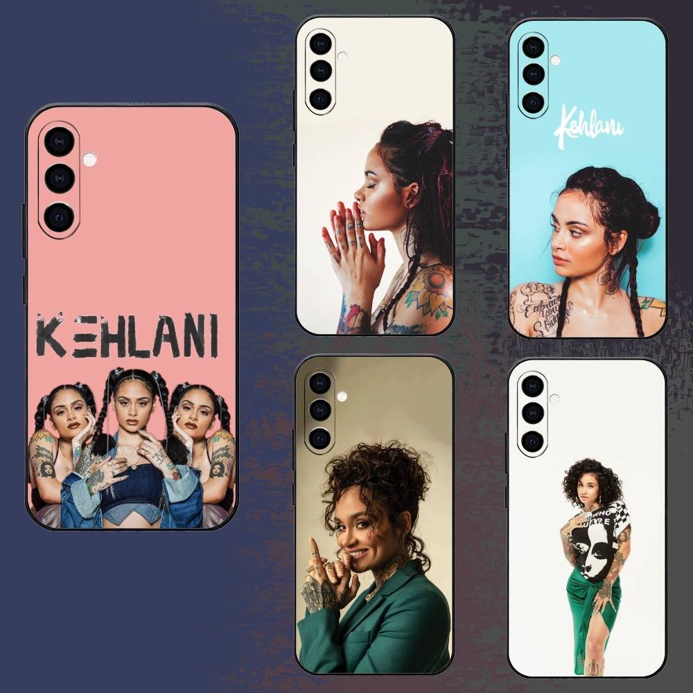 Singer K-Kehlani P-Parrish Print Phone Case For Samsung Galaxy A73,A72,A71,A70,A52,A51 Others Soft Black Cover