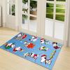 Snoopy Christmas Celebration Carpet Rug Soft Washable Anti Slip Home Living Room Sofa Mats Personalized Christmas Rug