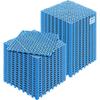 Modular Interlocking Cushion, 50 Pack 30 X 30 Cm Splicing Drainage Mats, Soft PVC Interlocking Drainage Floor Tiles