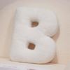 26 English Letters Plush Toy Cartoon Cushion Stuffed Doll Decoration Bedroom